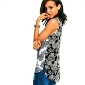 Cabi 3057 Tango Tank Cowl Neck Sleeveless Tunic Top Blouse Small